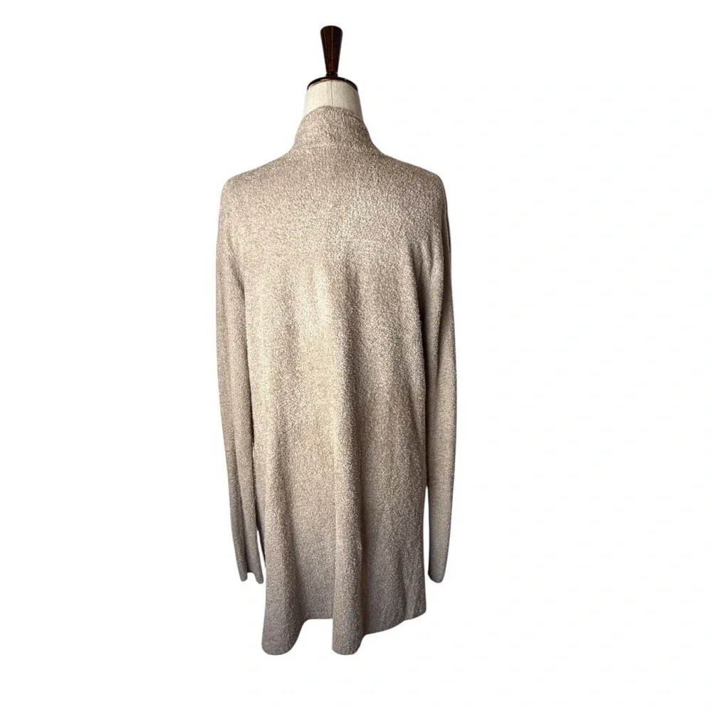 Barefoot‎ Dreams Sweater Women Small Tan Driftwood CozyChic Lite Island Cardigan